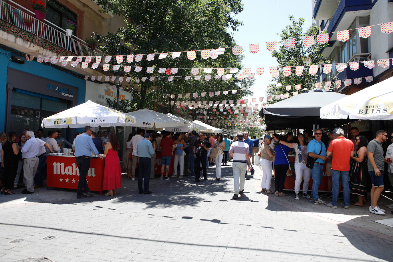 Ambiente de la Feria de Día de Cáceres