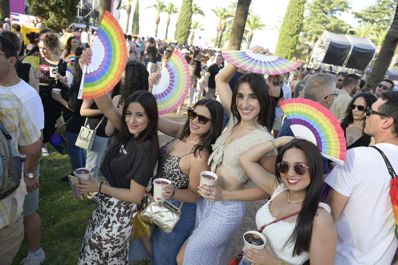 Las mejores fotos de la fiesta de Los Palomos en la Alcazaba (I)