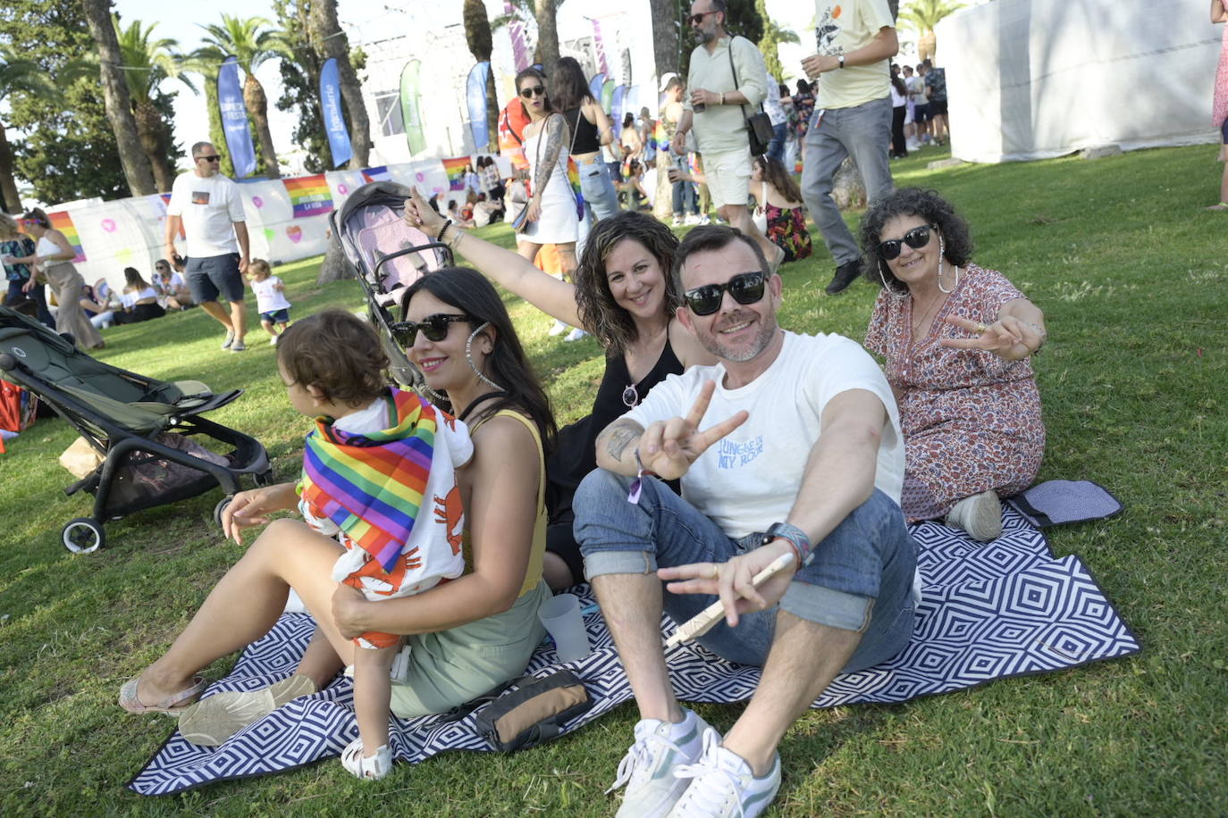 Las mejores fotos de la fiesta de Los Palomos en la Alcazaba (I)