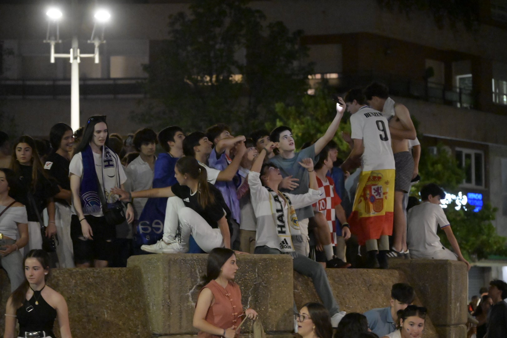 Badajoz celebra la decimoquinta Champions del Real Madrid