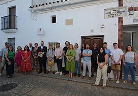 Homenaje a Benito Arias Montano en su casa natal