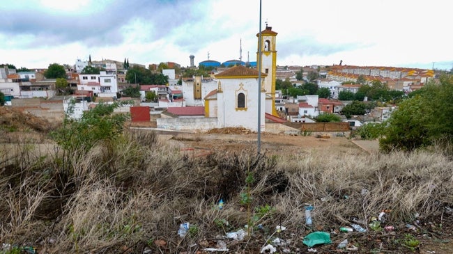 Imagen antes - Vista central del parque.