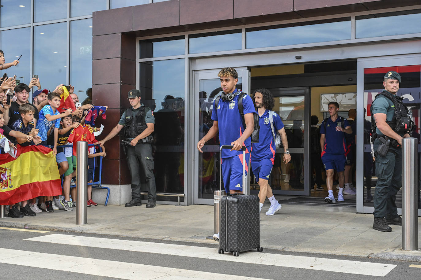 Badajoz recibe a la selección española, en imágenes (II)