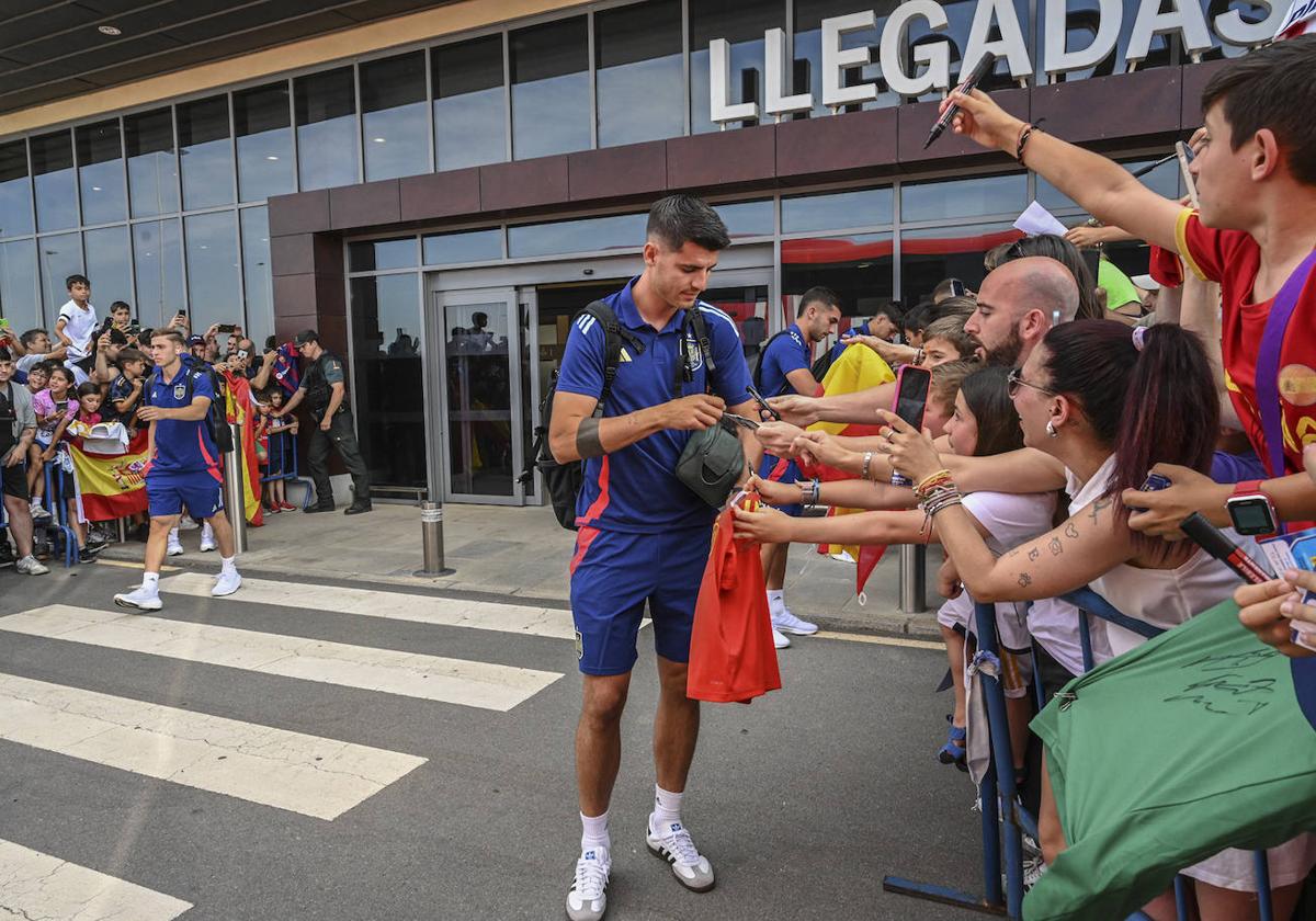 Badajoz recibe a la selección española, en imágenes (I)