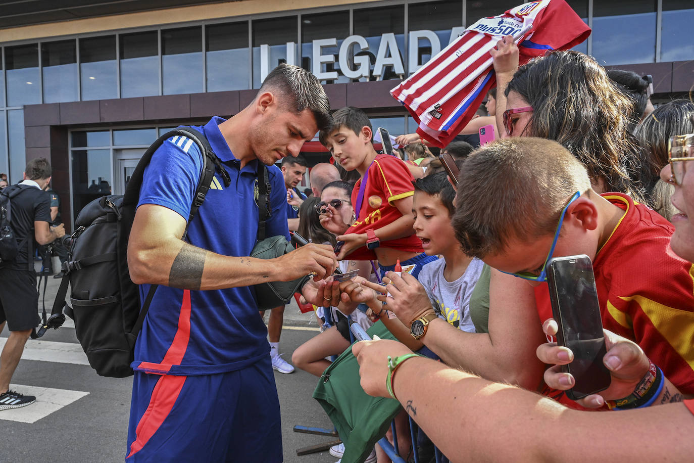 Badajoz recibe a la selección española, en imágenes (I)