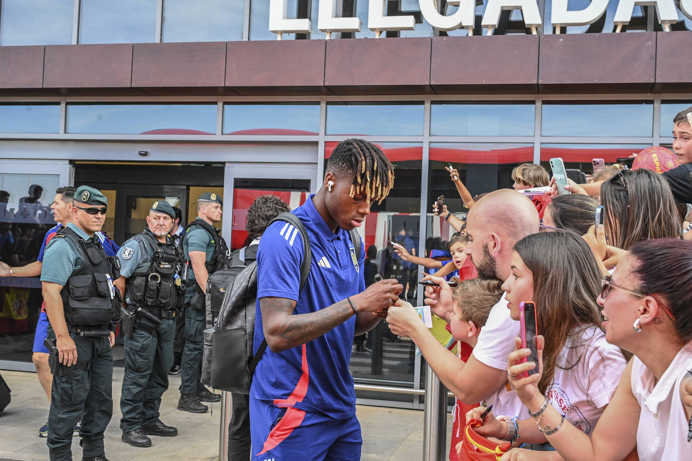 Badajoz recibe a la selección española, en imágenes (I)