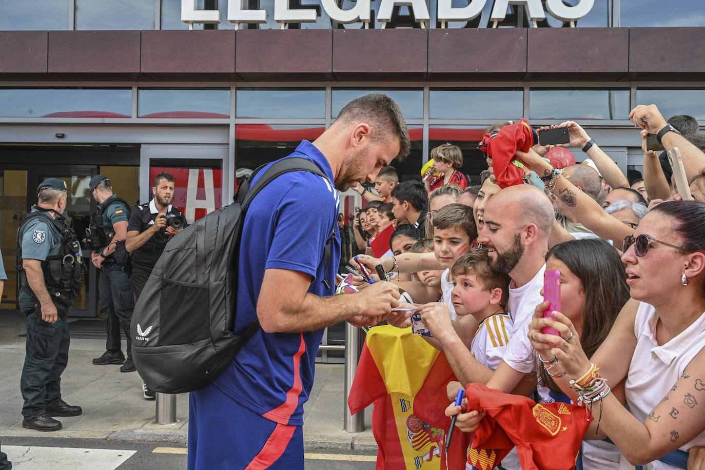 Badajoz recibe a la selección española, en imágenes (I)