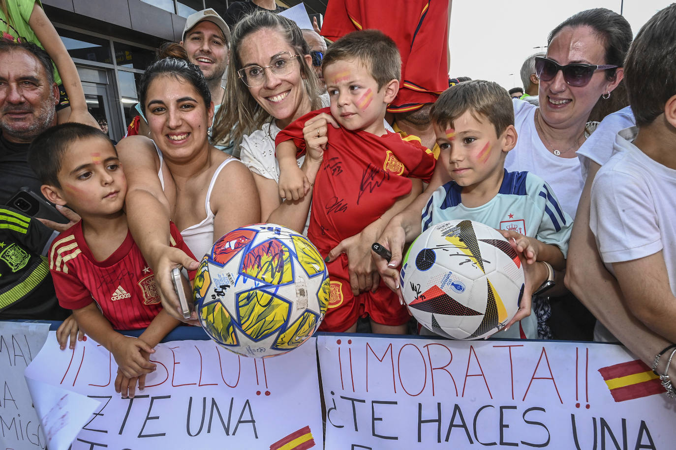 Badajoz recibe a la selección española, en imágenes (I)
