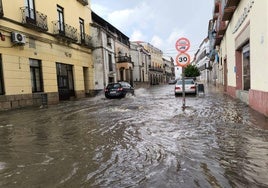 Trujillo fue ayer la segunda localidad más lluviosa de Extremadura.