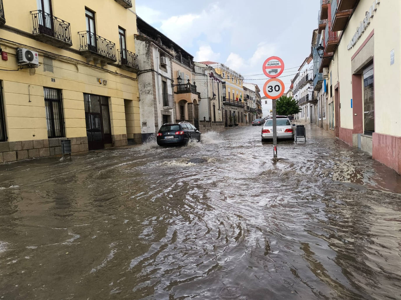 Trujillo fue ayer la segunda localidad más lluviosa de Extremadura.