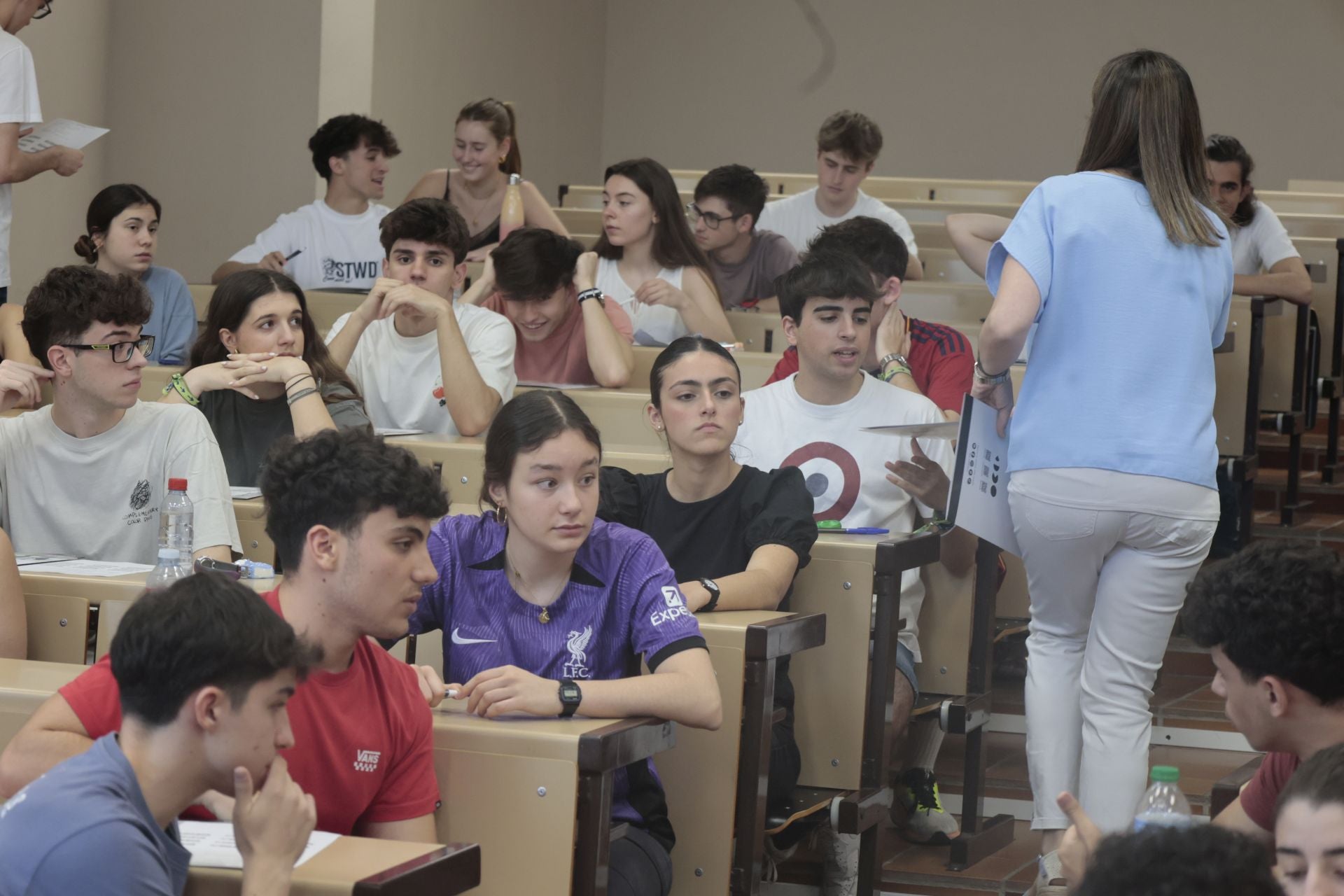 Los exámenes de la EBAU en Cáceres, en imágenes