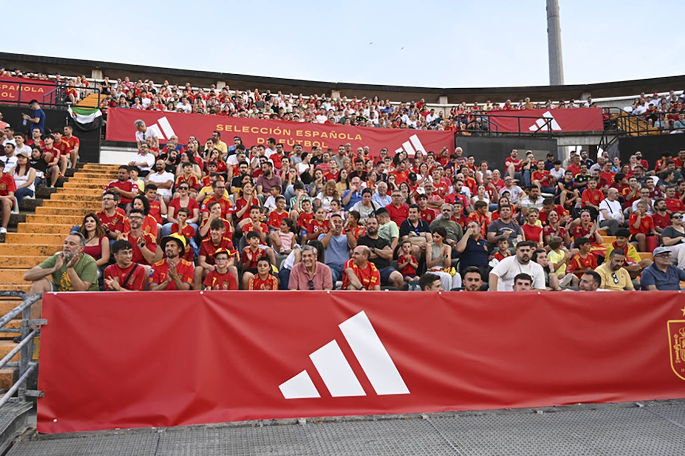 Imágenes del partido entre España y Andorra en Badajoz (II)