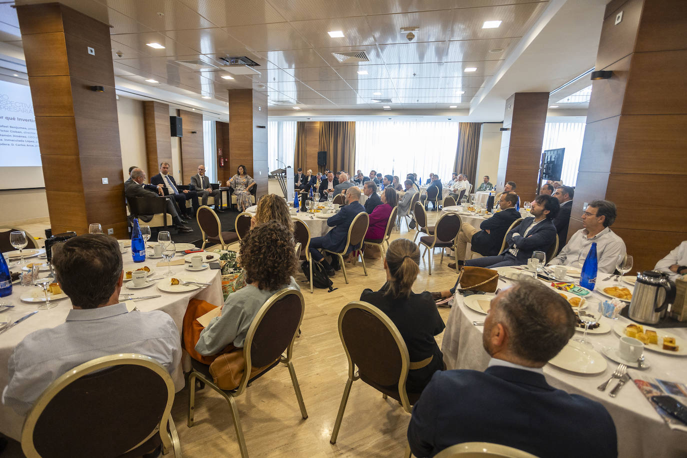 Ambiente del Foro-Santander de perspectivas empresariales