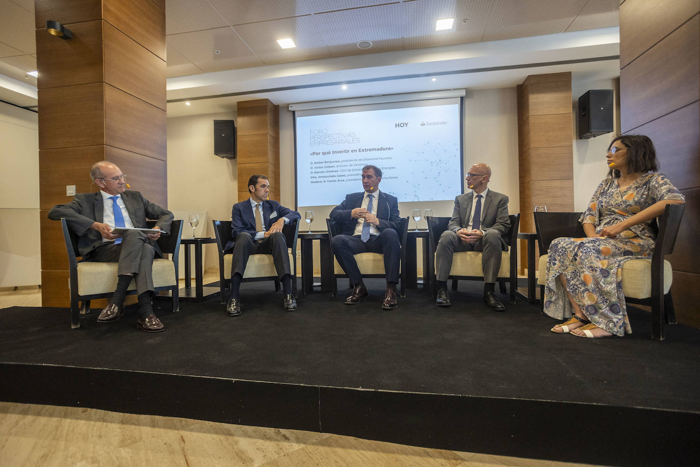 Ambiente del Foro-Santander de perspectivas empresariales