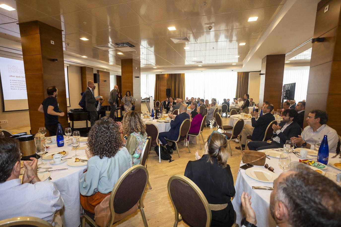 Ambiente del Foro-Santander de perspectivas empresariales