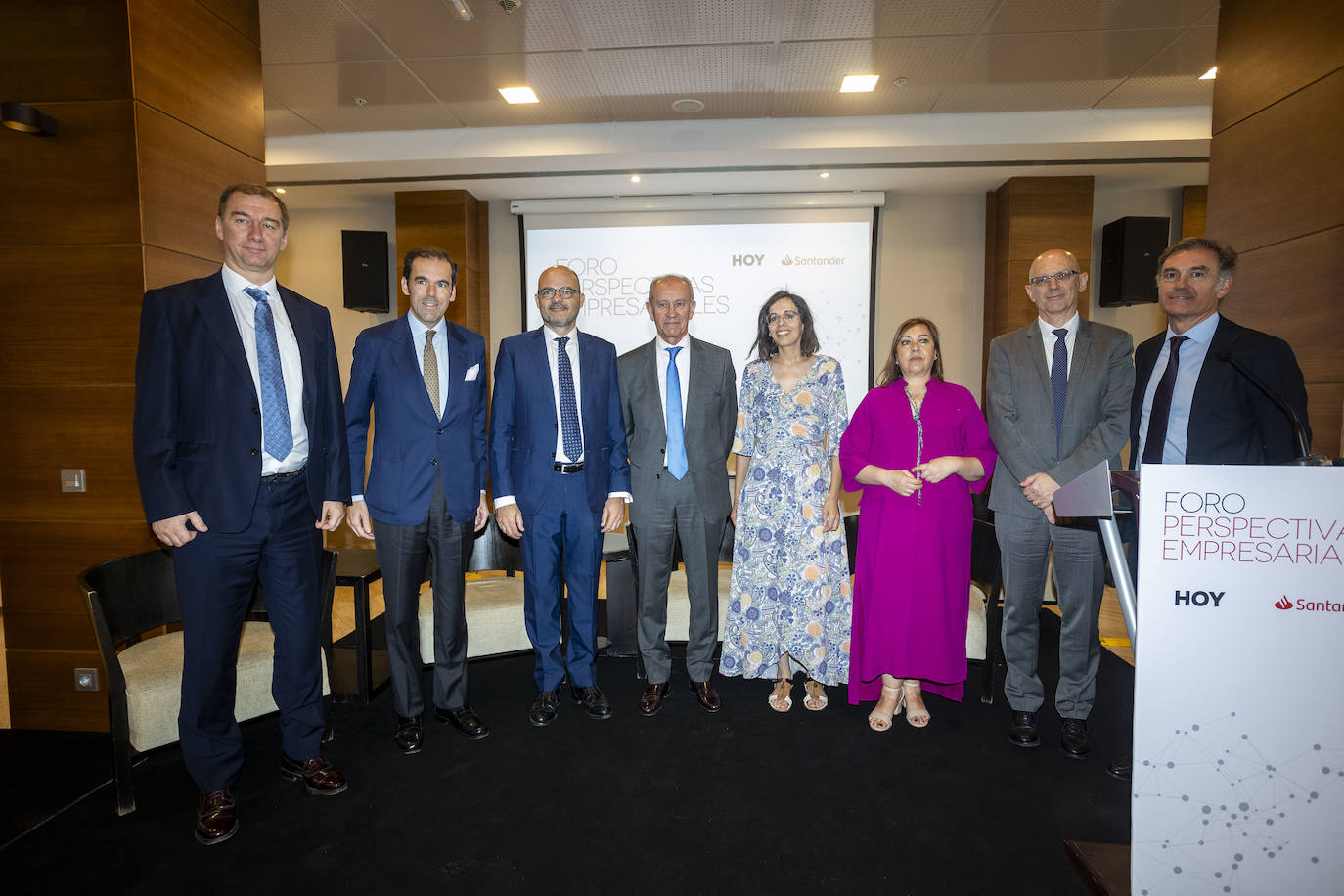 Ambiente del Foro-Santander de perspectivas empresariales