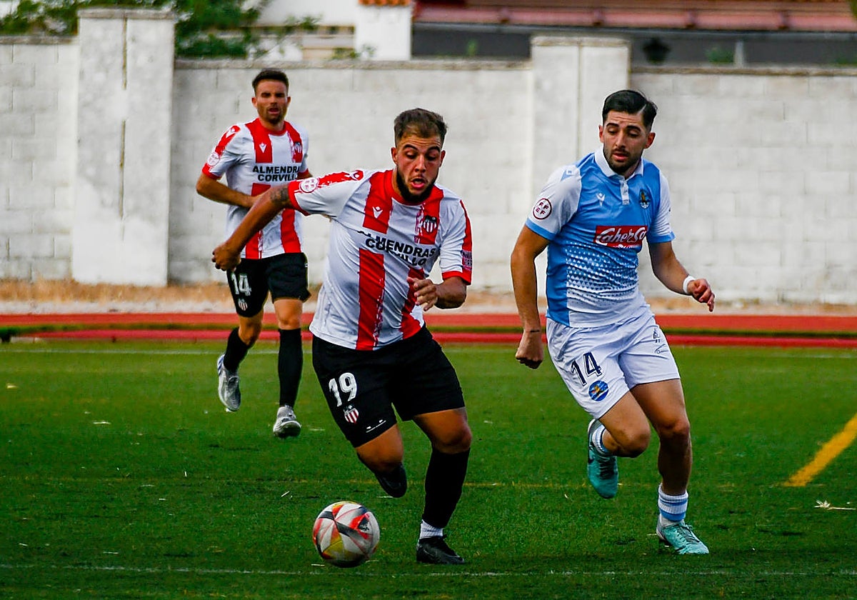 Francis Moreno y Pablo Margallo en el partido de ida.