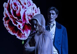 Uno de los momentos del montaje.