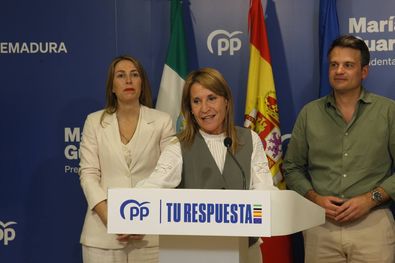 El PP celebra el resultado de las elecciones europeas en Extremadura