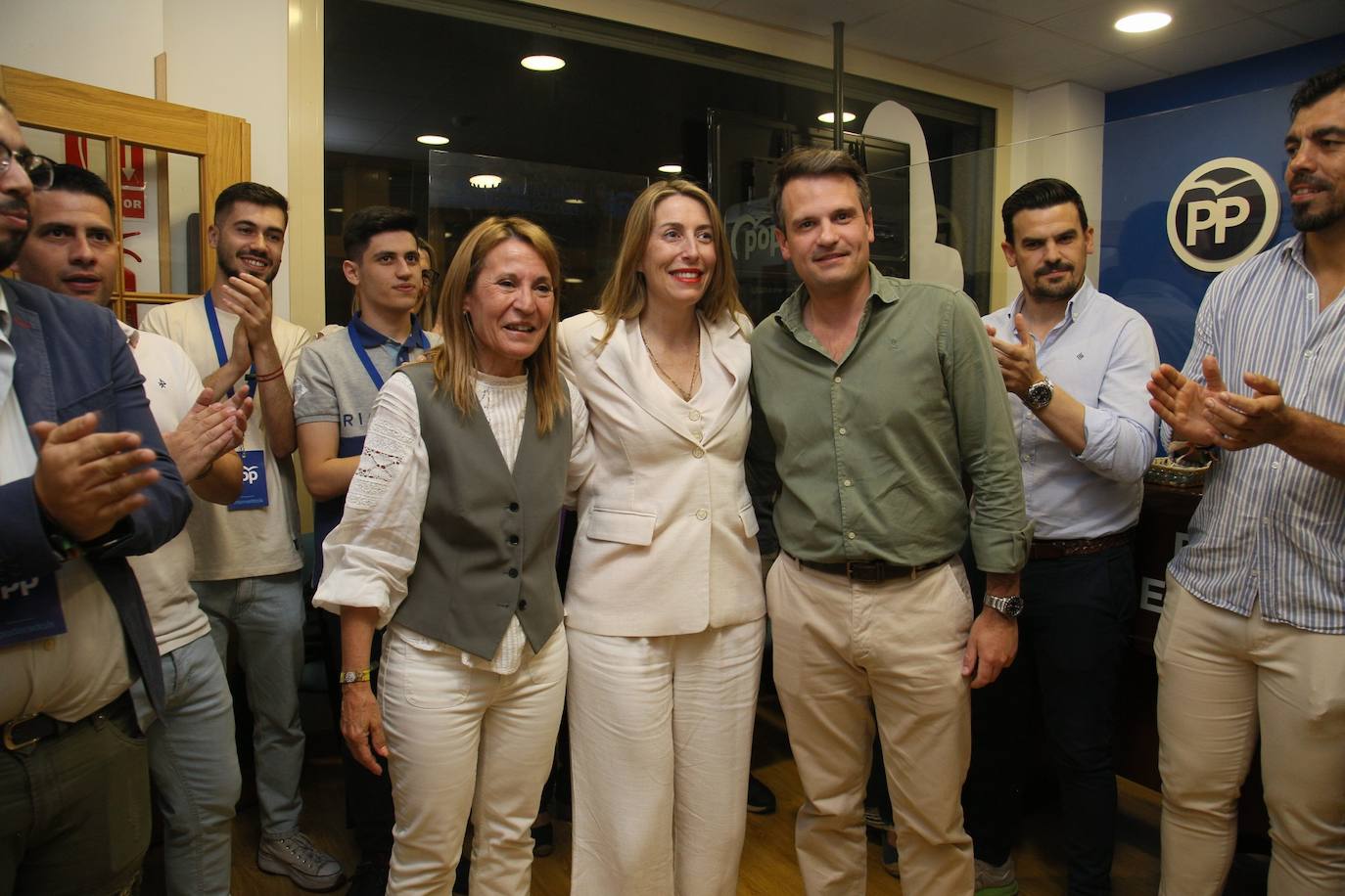 El PP celebra el resultado de las elecciones europeas en Extremadura