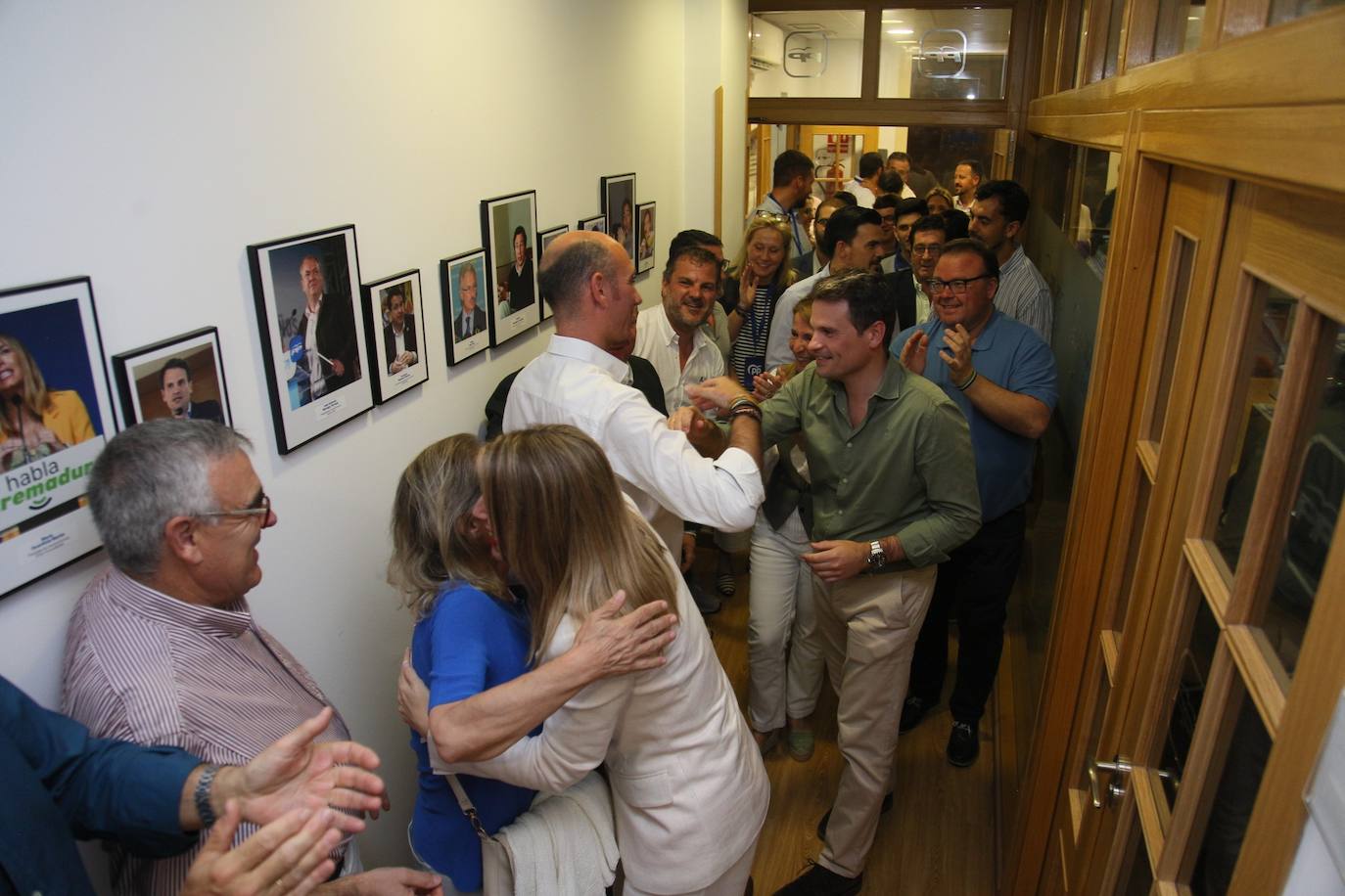 El PP celebra el resultado de las elecciones europeas en Extremadura