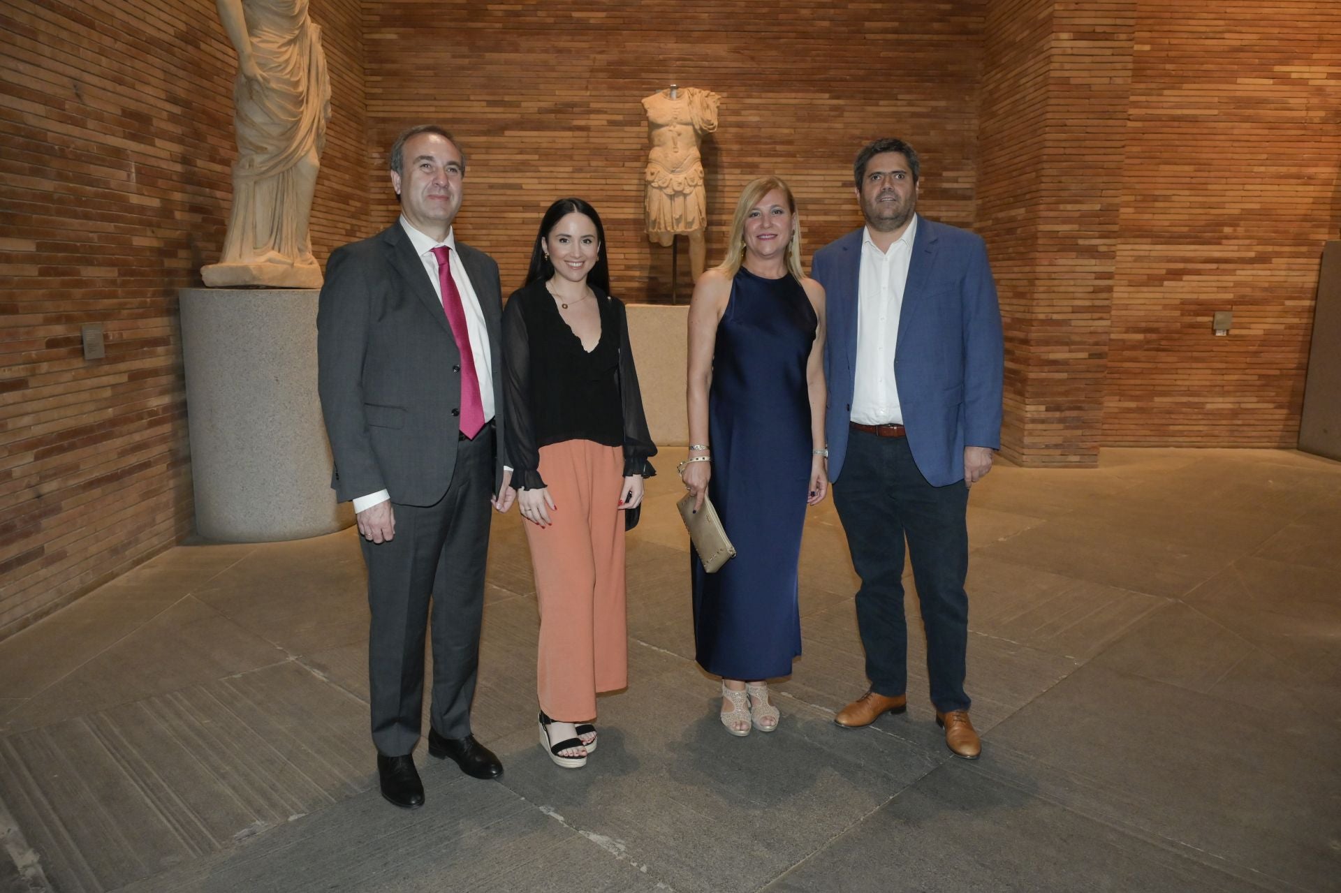 Venancio Ortiz, Verónica Larrarte, Pepa Pozo y Fernado Iglesias. 