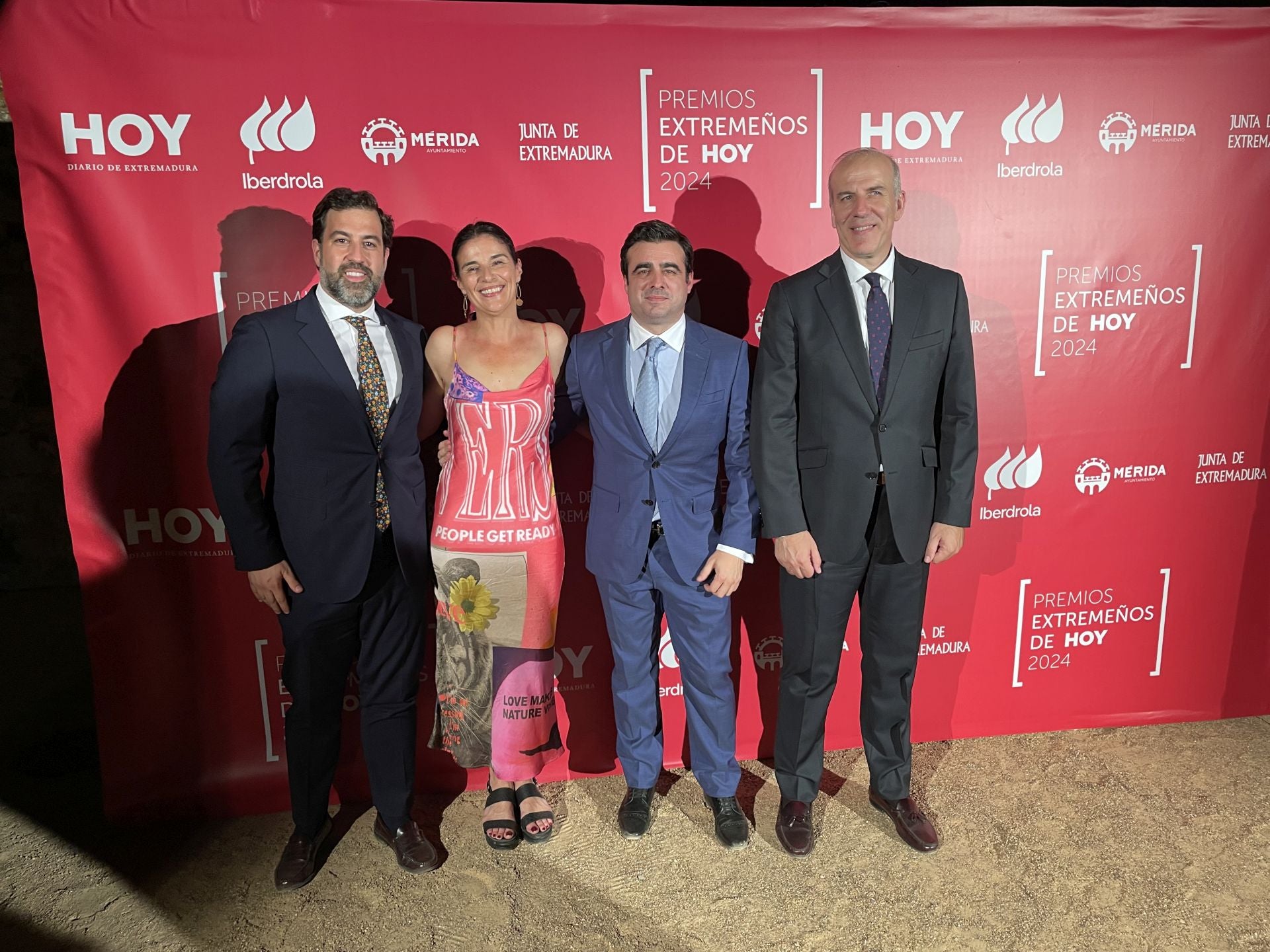 Javier Dorado, Candelaria Carrera, José Luis Iniesta y Francisco Patín. 