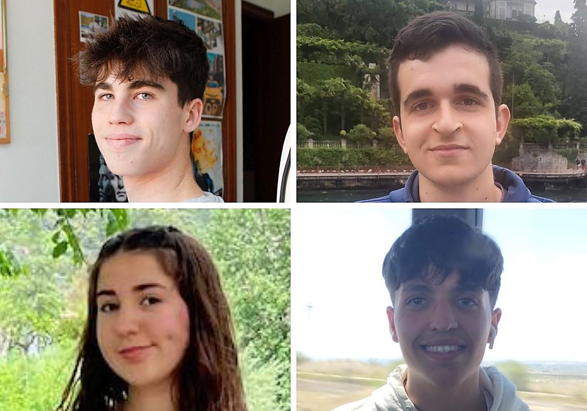 Los cuatro 14 en la EBAU de Extremadura