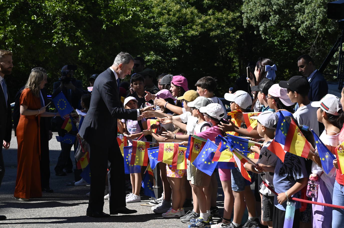 La entrega del premio Carlos V a Mario Draghi, en imágenes