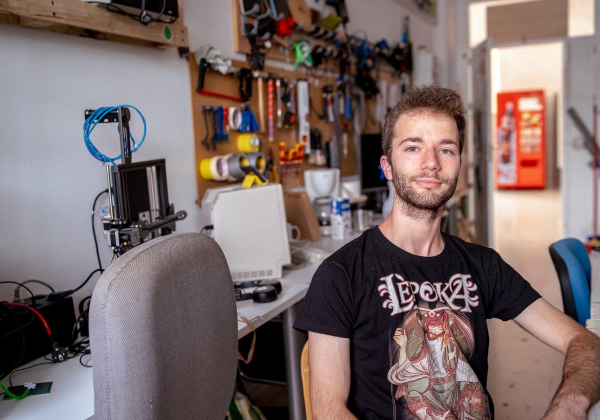 Alberto Cañaveras, estudiante de informática.