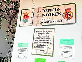 Roto desde hace más de dos años