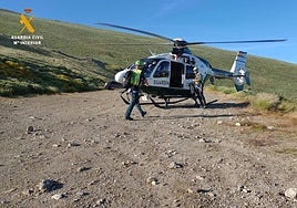 Imágenes de archivo de unas labores de búsqueda efectuadas el pasado 2024.