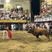 Verdeoliva brilla en el primer encierro de San Juan en Coria