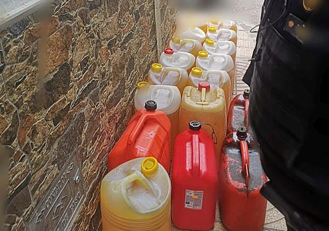 Combustible intervenido.