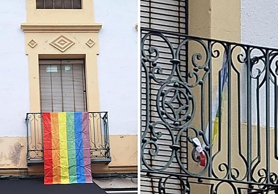La Agrupación Socialista Morala denuncia que han arrancado la bandera LGTBI del balcón de su sede