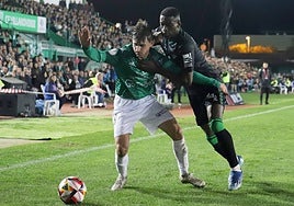 Isra Cano dejó su huella en el partido contra el Betis.