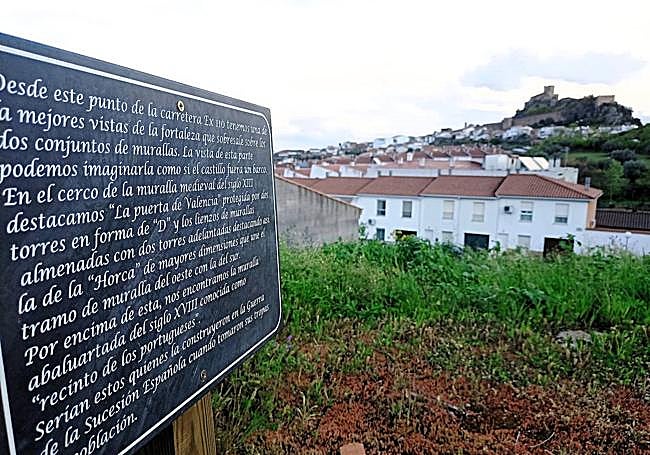 Banco mirador del 'paseo del Colesterol'