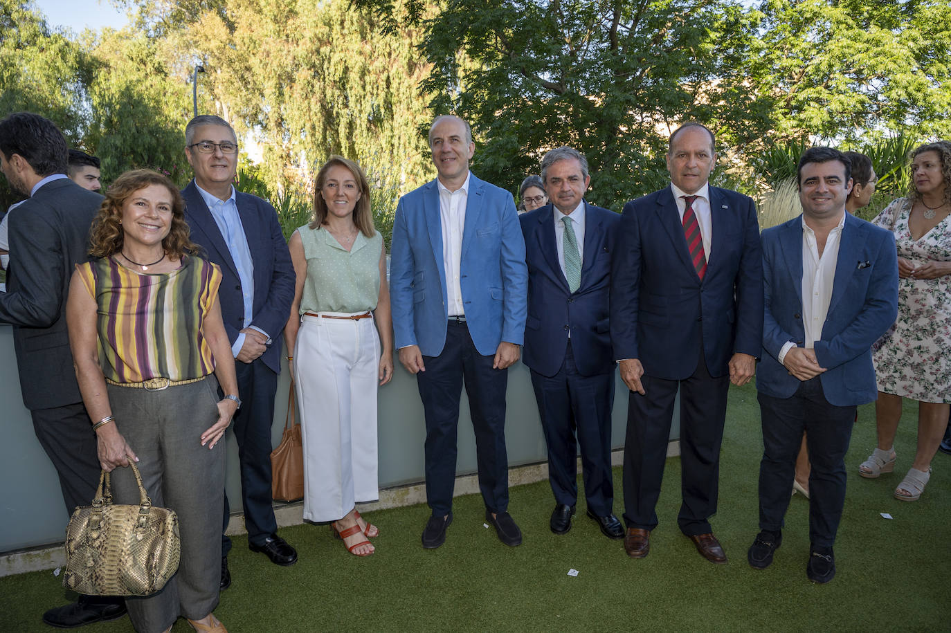 Mar Cabezas, Ángel García, Soledad Nieto, Francisco Pantín, Gabriel Álvarez, Eduardo Bernado y José Luis Iniesta.