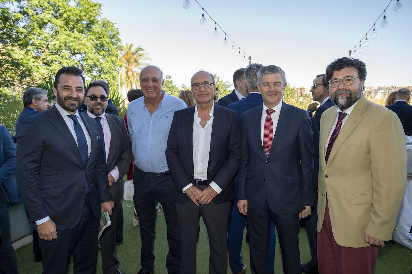 César Corcho, Alfonso Serrano, Ángel Buenavida, Julio Morales, Ángel Jaén y Javier Peinado.
