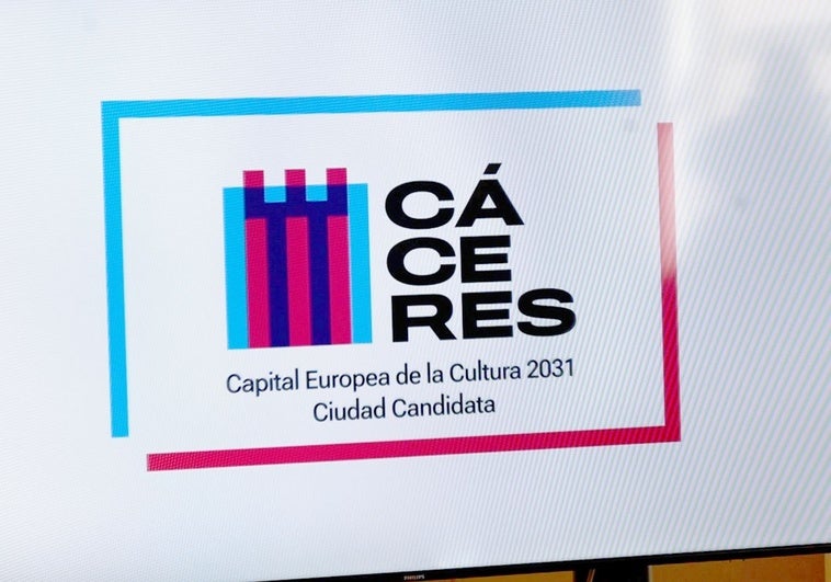 El logotipo de Cáceres 2031 ha sido presentado este jueves.