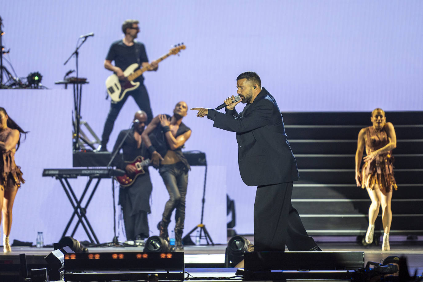 Las mejores imágenes del concierto de Ricky Martin en Badajoz (II)