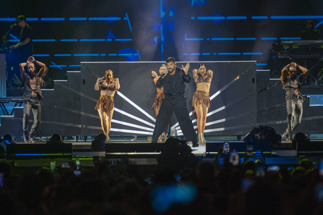 Las mejores imágenes del concierto de Ricky Martin en Badajoz (II)