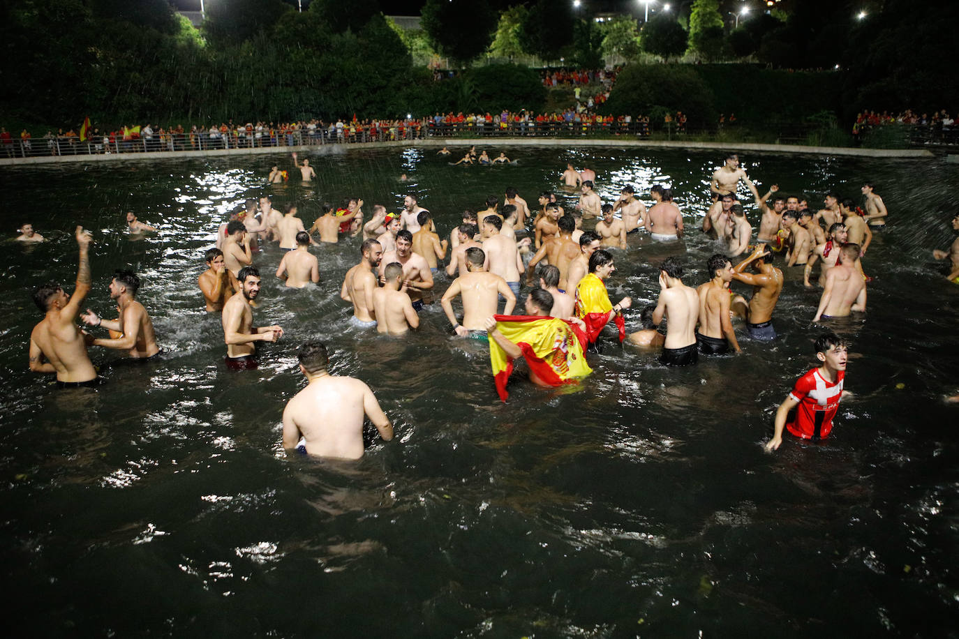 Celebración en el parque del Rodeo de Cáceres