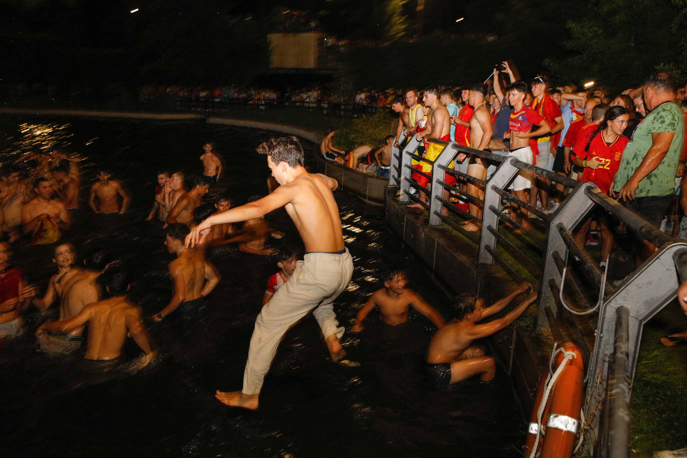 Celebración en el parque del Rodeo de Cáceres