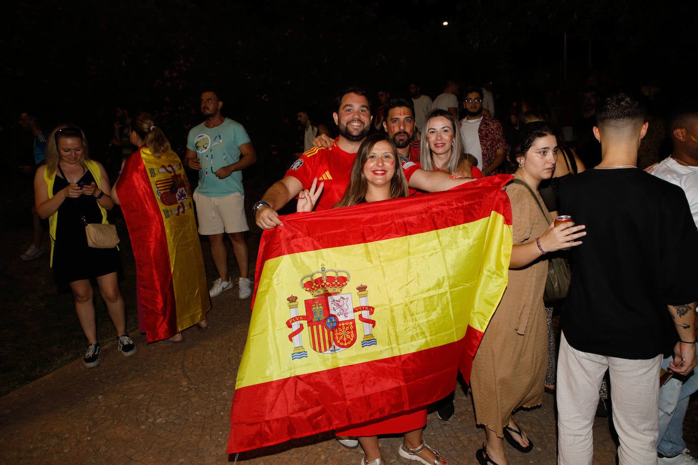 Celebración en el parque del Rodeo de Cáceres