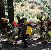 Rescatan a una mujer en la ruta del Trabuquete, en Guijo de Santa Bárbara