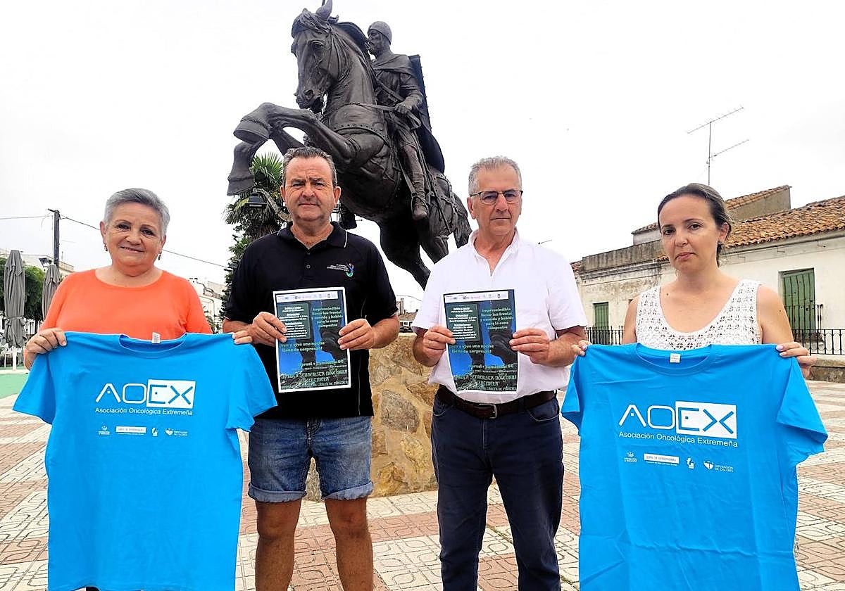 Presentación de la ruta a los medios locales