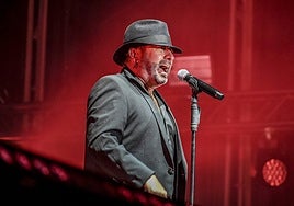 El Barrio en su concierto en la Alcazaba.