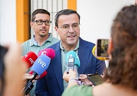 Miguel Ángel Gallardo, secretario general del PSOE extremeño.