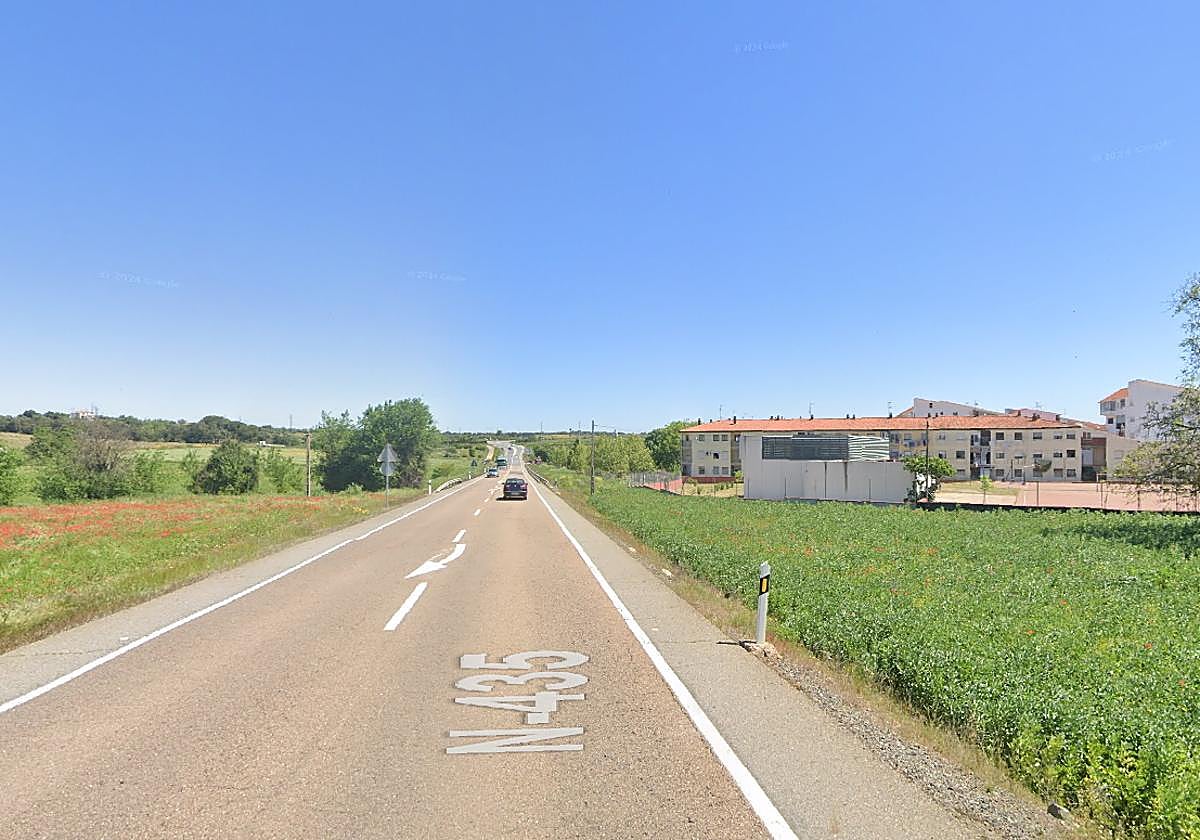 Muere un vecino de Fregenal de la Sierra tras ser atropellado en la N-435